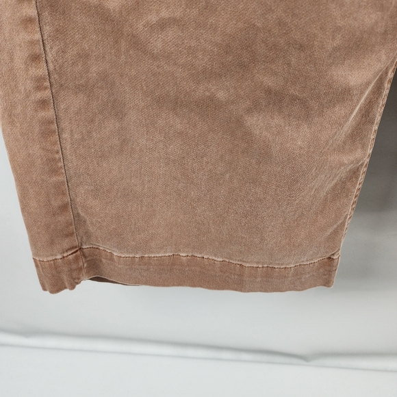 J. Jill Pants Womens 16 Regular Wide Leg Cropped Mauve Brown Drawstring (36x24) - Picture 6 of 10